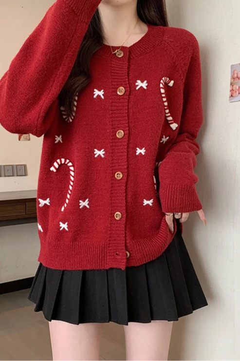 Soft Crochet Knit Cardigan - Image 2