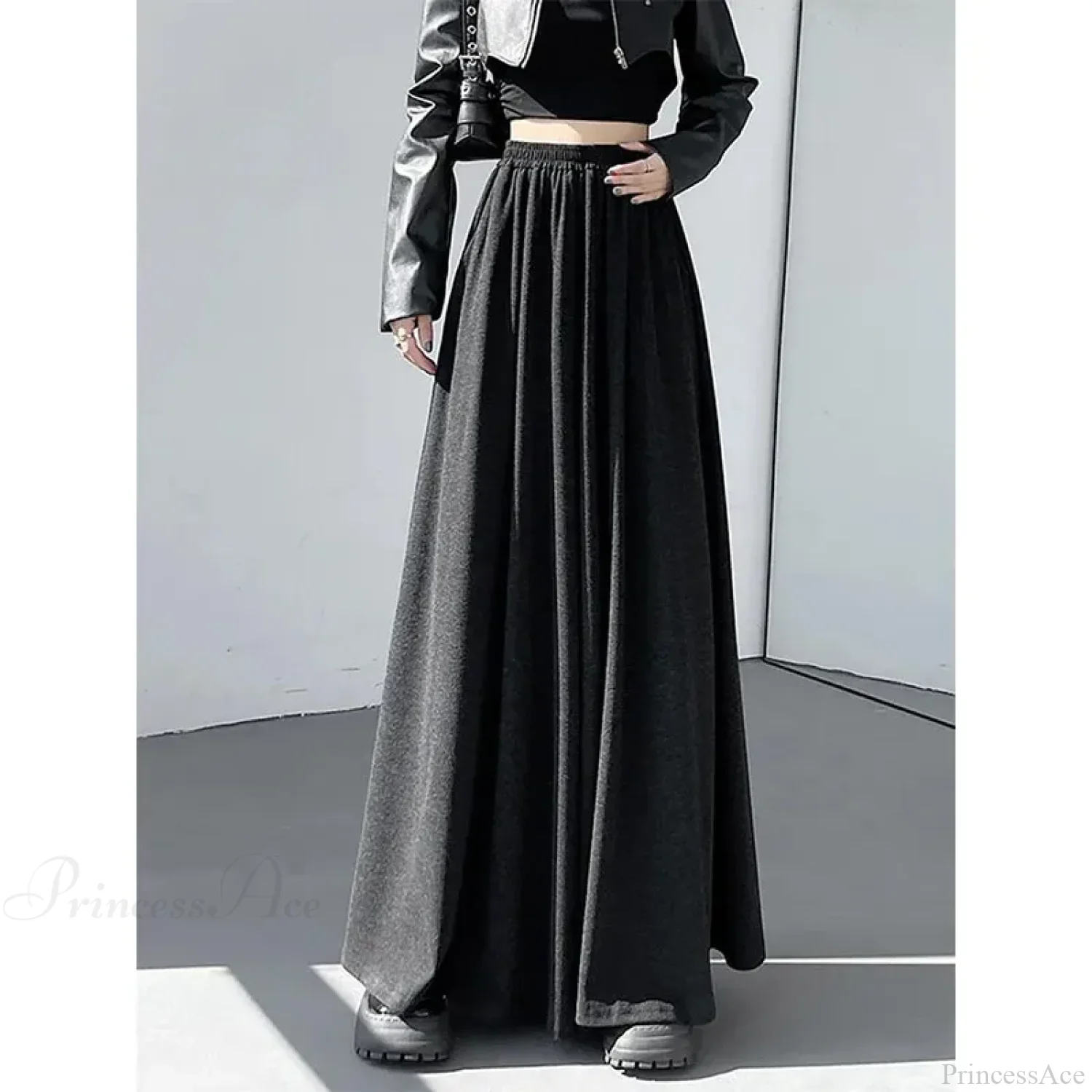 Soft High Waist Casual Wide Leg Pants - Image 5