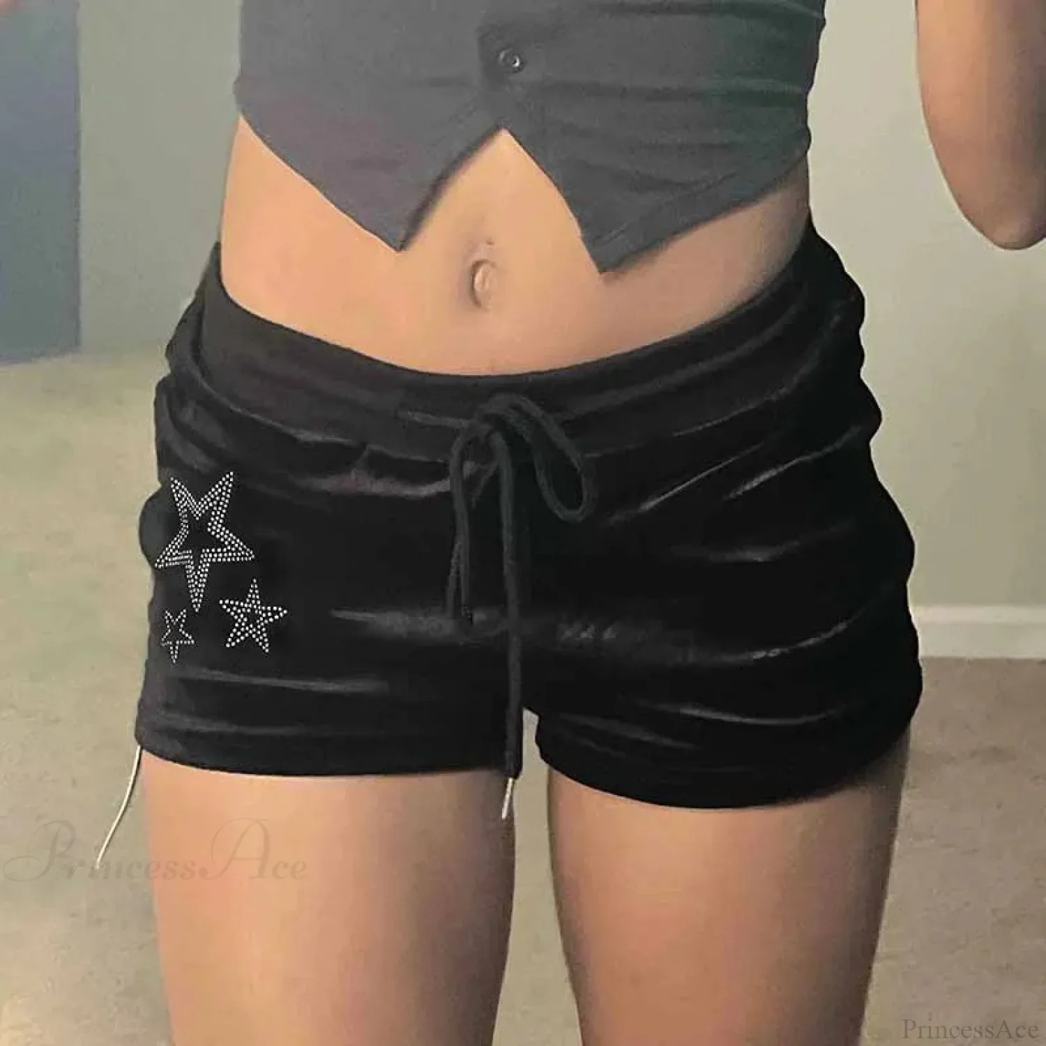 Soft Sparkling Drawstring Short - Image 2