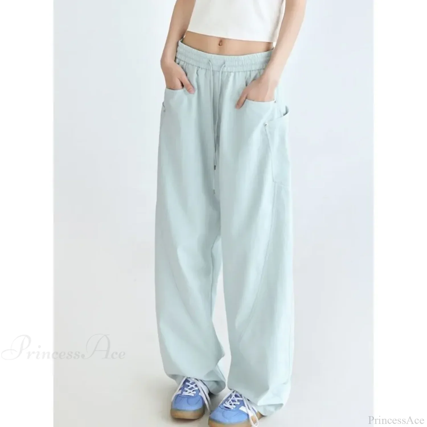 Solid Color Cargo Women Y2K Pants - Image 5