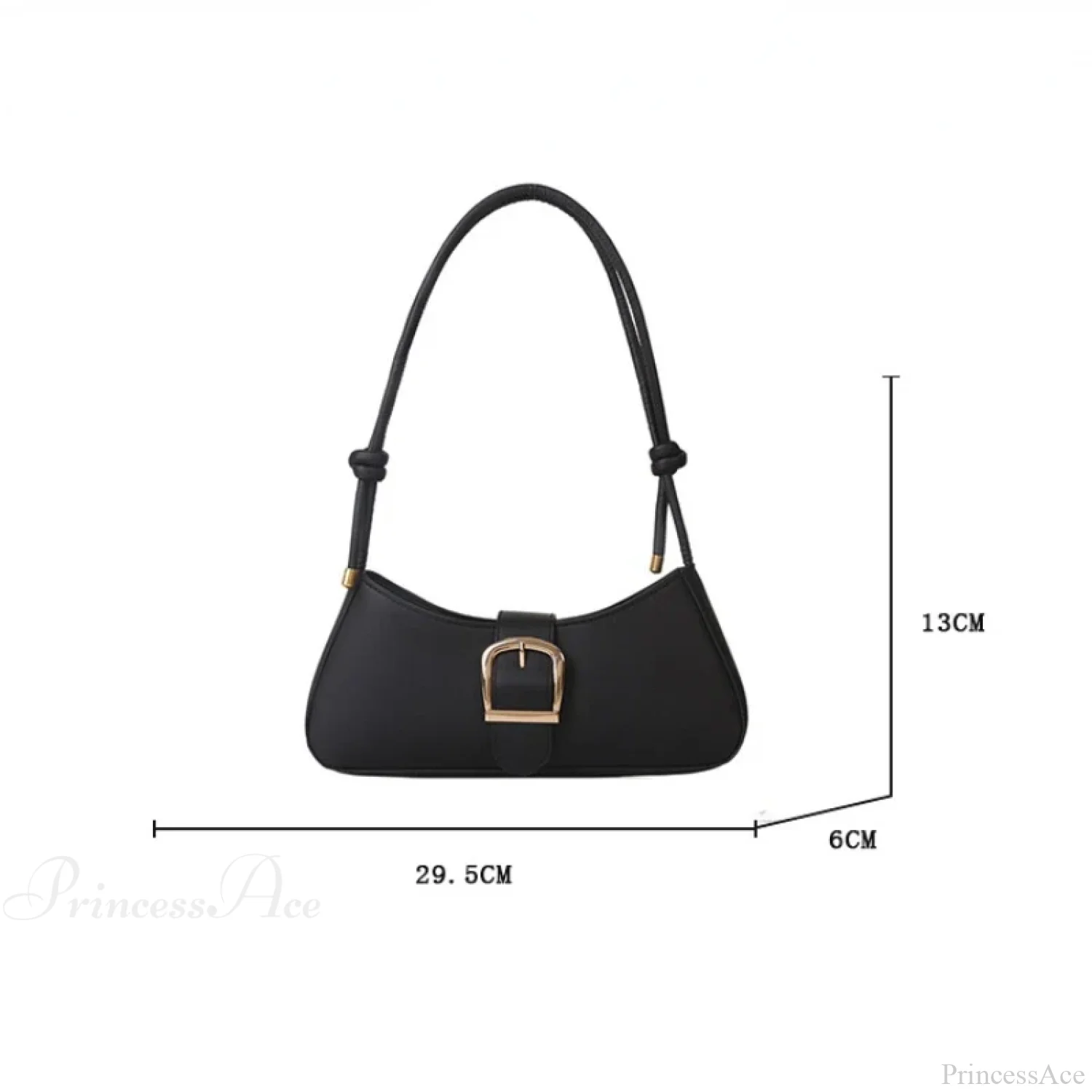 Solid Color Trendy Small Shoulder Bag - Image 5