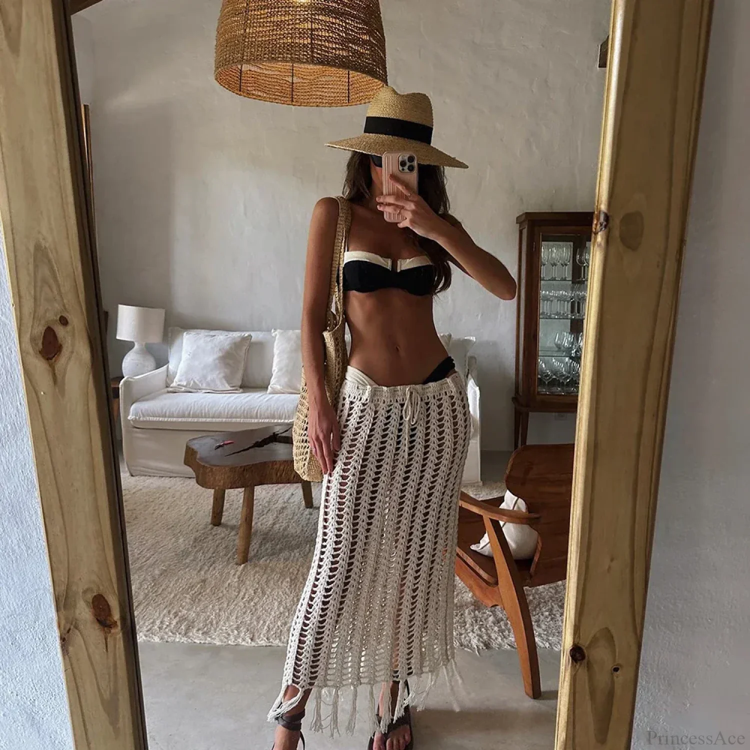 Solid Push Up Micro Bikini Set - Image 2