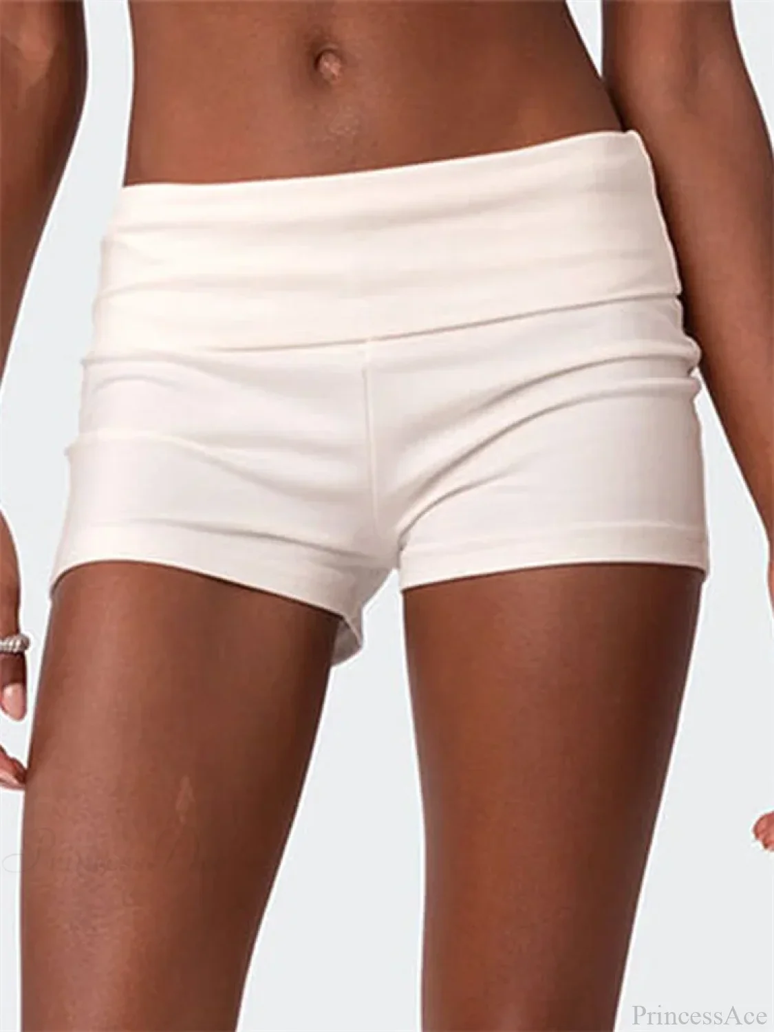 Solid Striped Pajama Sleep Short