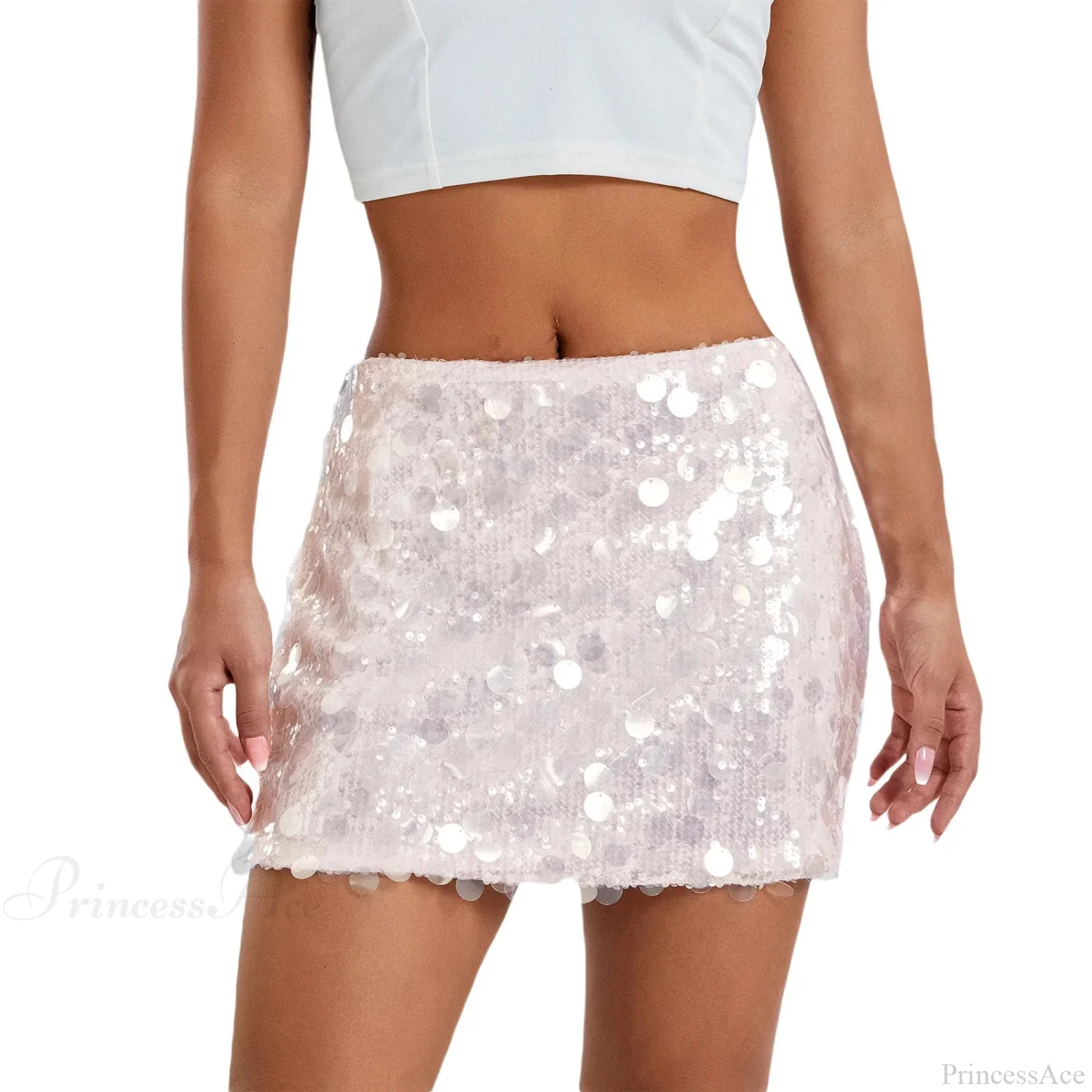 Sparkle Sequin Glitter Mini Skirt - Image 10