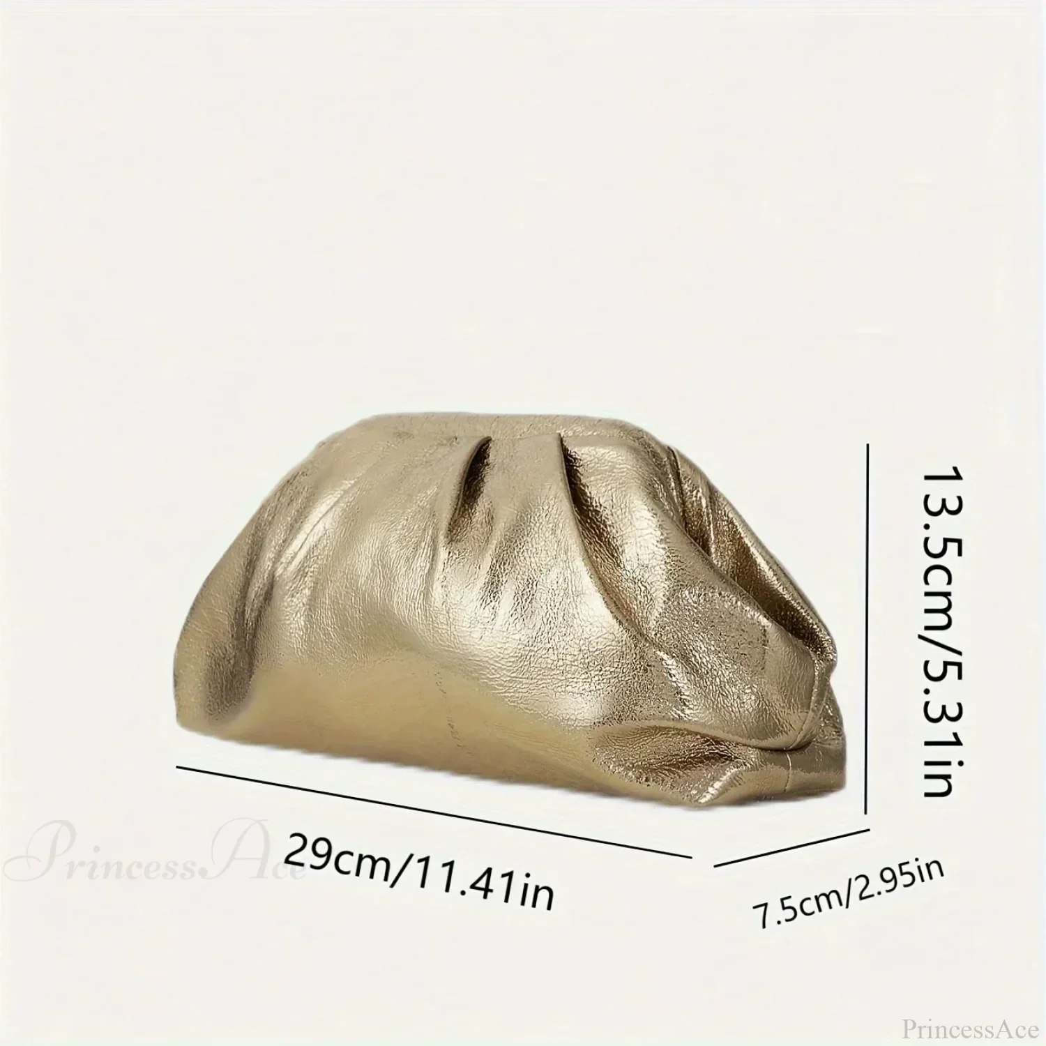 Sparkling Elephant Pattern Luxury Cloud Dinner Bag - Image 4