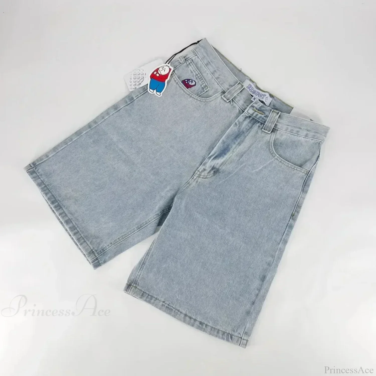 Sparkling Unfinished Denim Short - Image 2