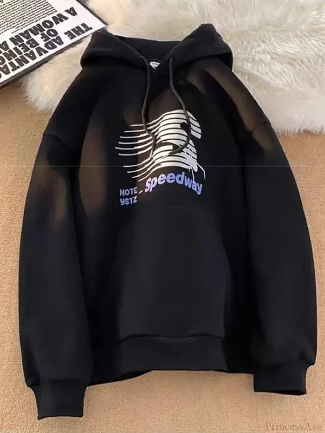 Speedway Letter Graphic Hoodie - Image 7