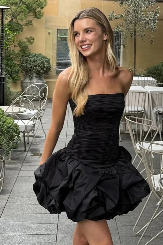 Spring Elegant Ruched Corset Dress with Layered Skirt Party Dress - Image 7