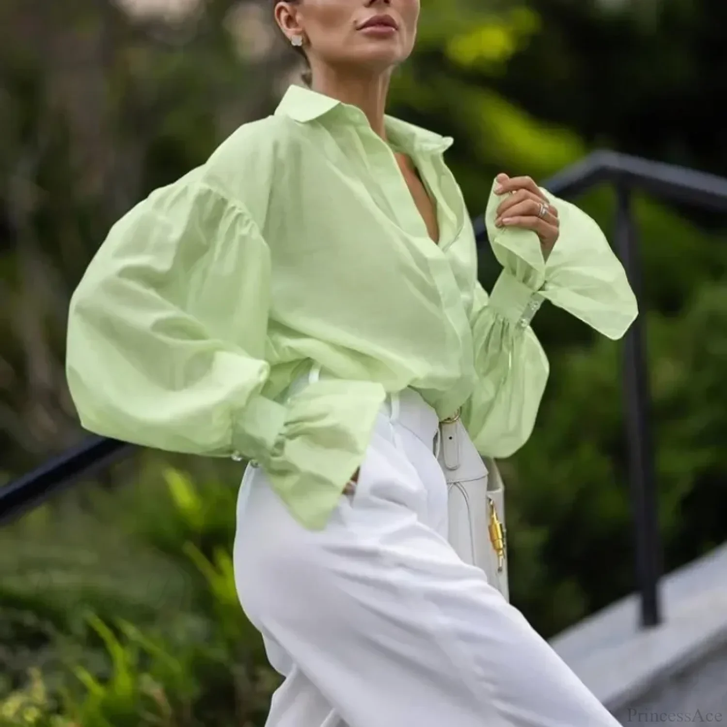 Spring Office Casual Blouse - Image 3