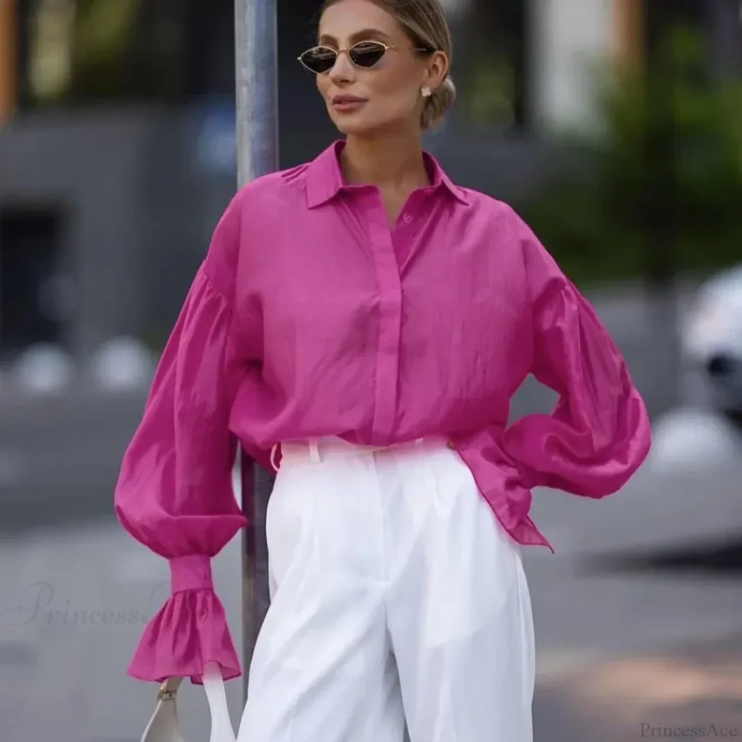 Spring Office Casual Blouse - Image 4