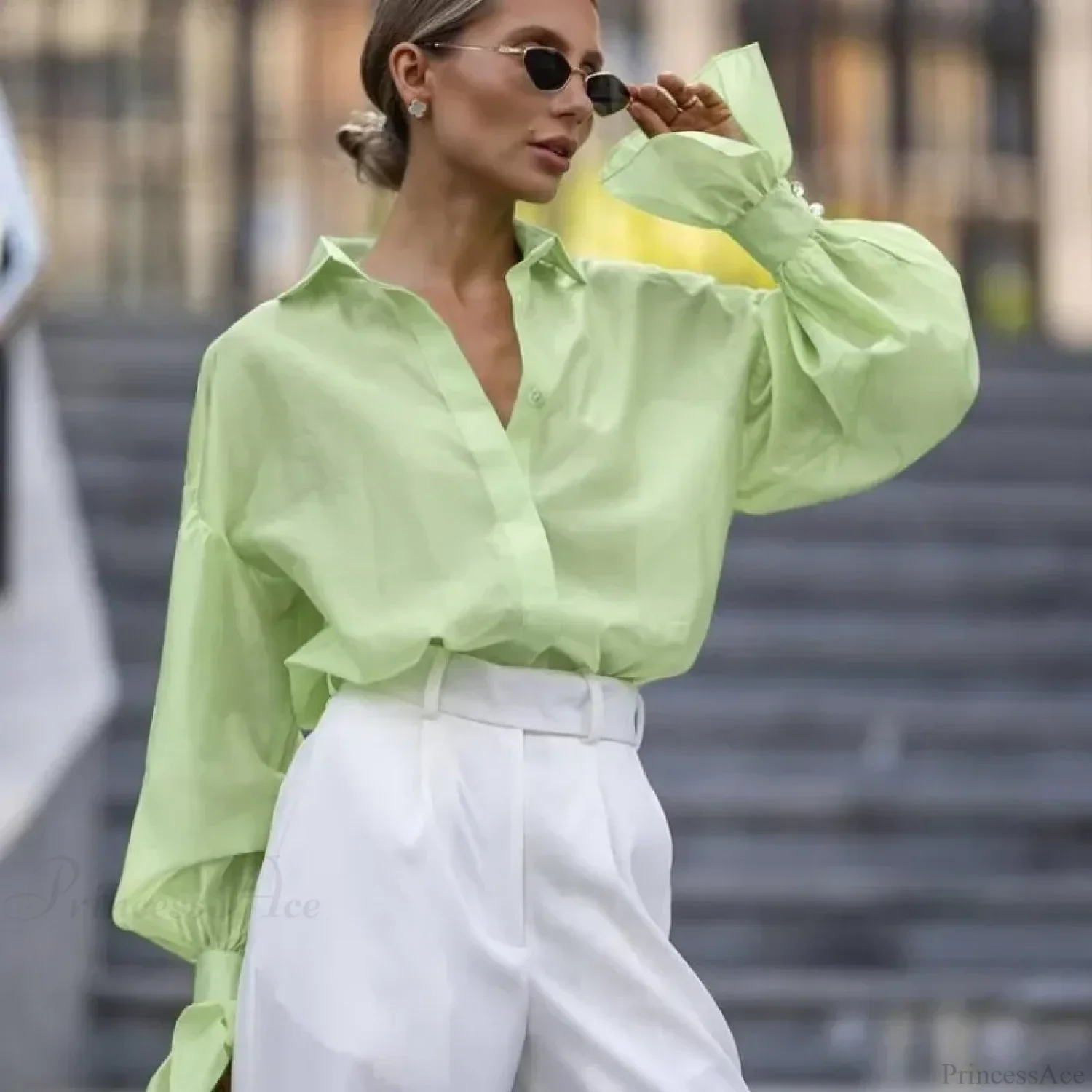 Spring Office Casual Blouse - Image 7