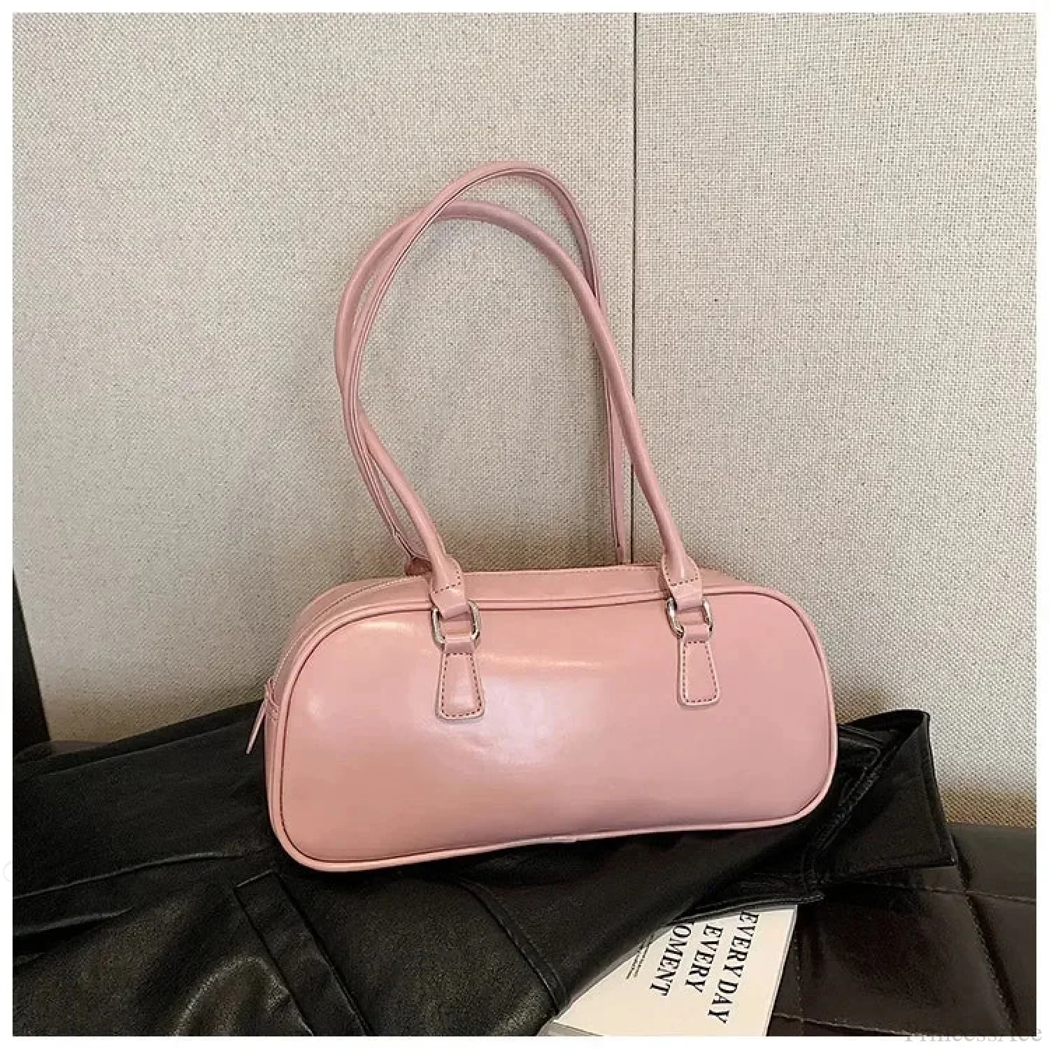 Spring Retro PU Leather Underarm Shoulder Bag - Image 10