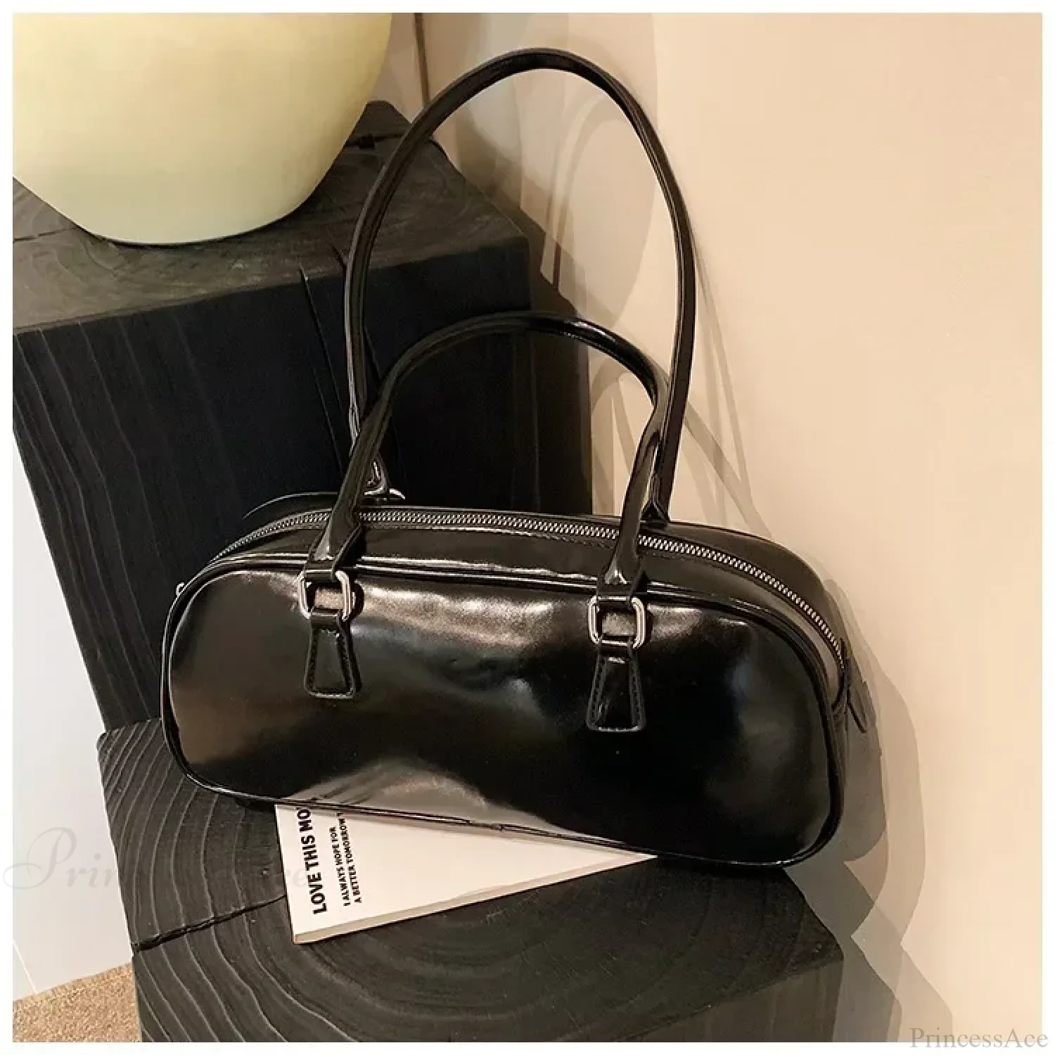 Spring Retro PU Leather Underarm Shoulder Bag - Image 9