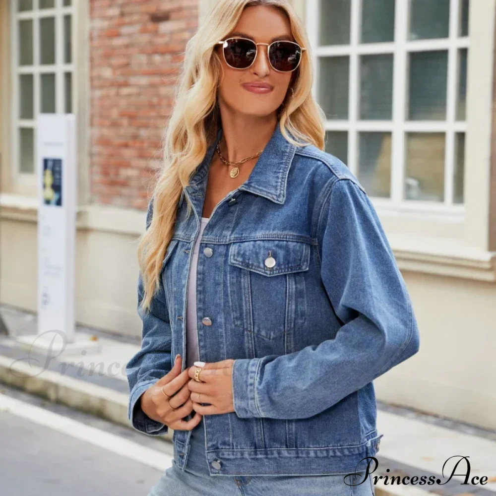 Spring Summer European American Style Short Hooded Long-sleeved Casual Jacket - Image 6