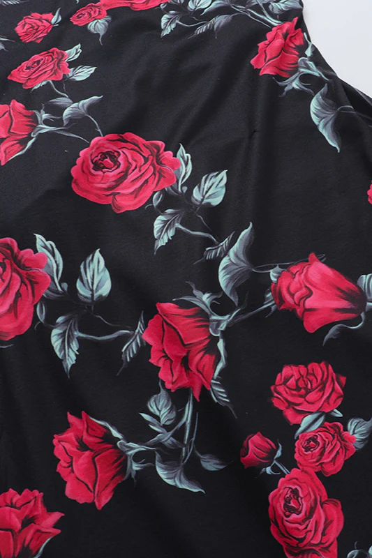 Square Neck Floral Cami Party Dress - Image 10