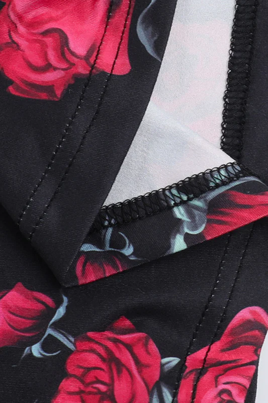 Square Neck Floral Cami Party Dress - Image 15