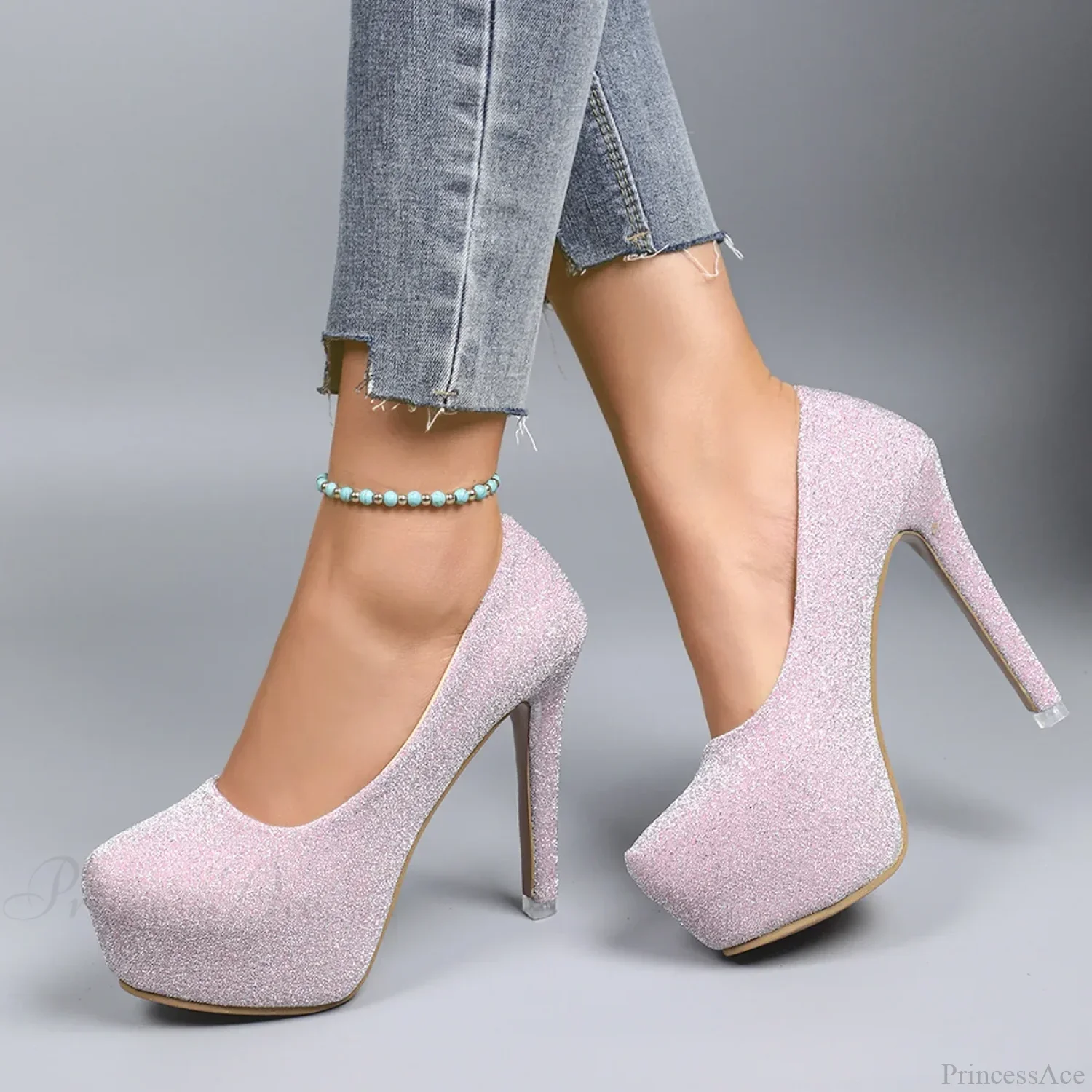 Stiletto Sexy High Heels New Summer Casual Pumps Platform Luxury Wedding Shoes High Heel - Image 2