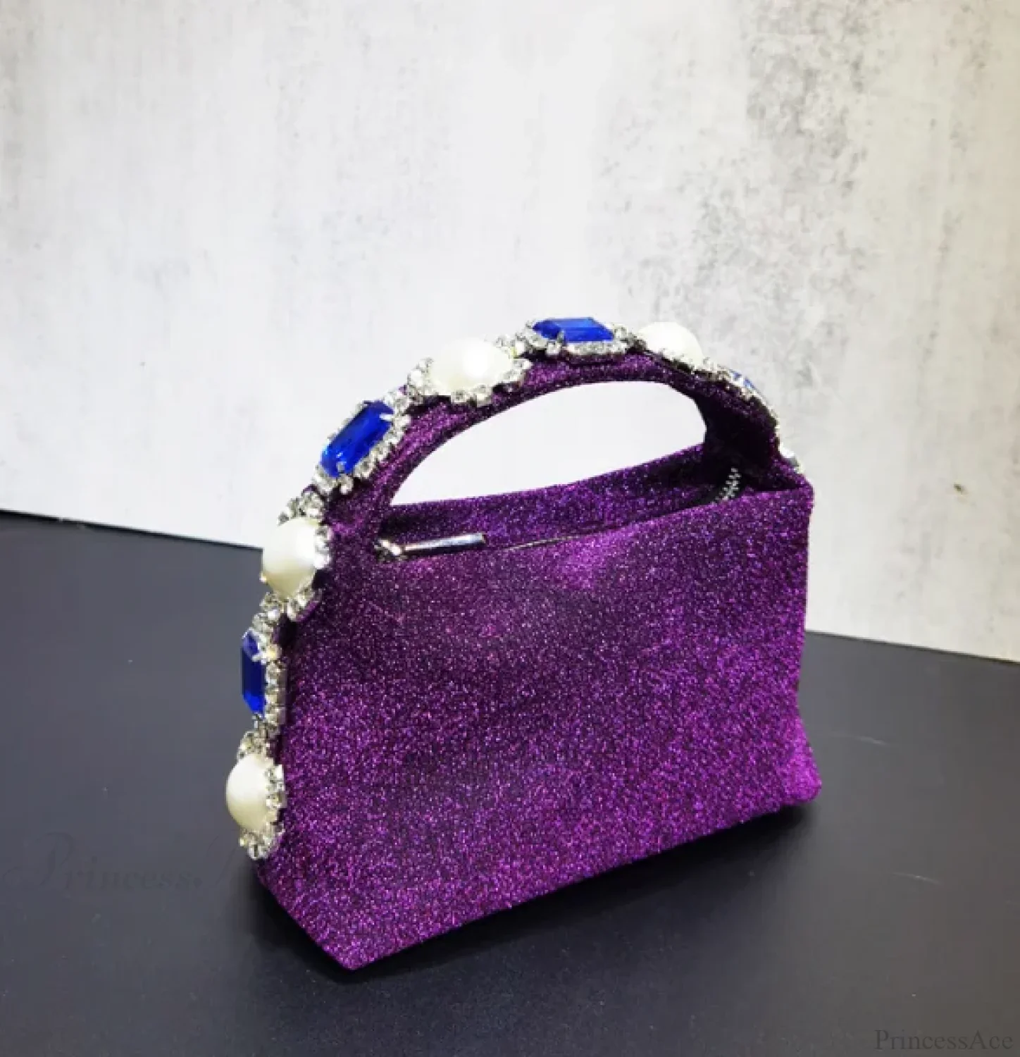 Stones Silk Phone Handbag Wristlet - Image 9