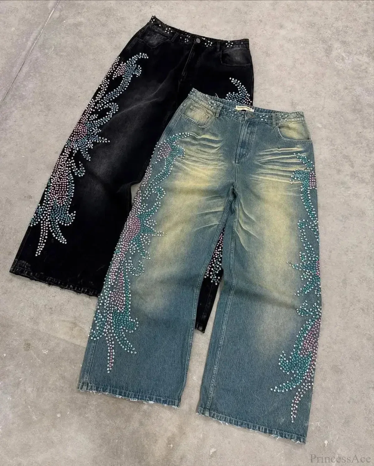 Stonework Medieval Stitched Loose Pant - Image 2