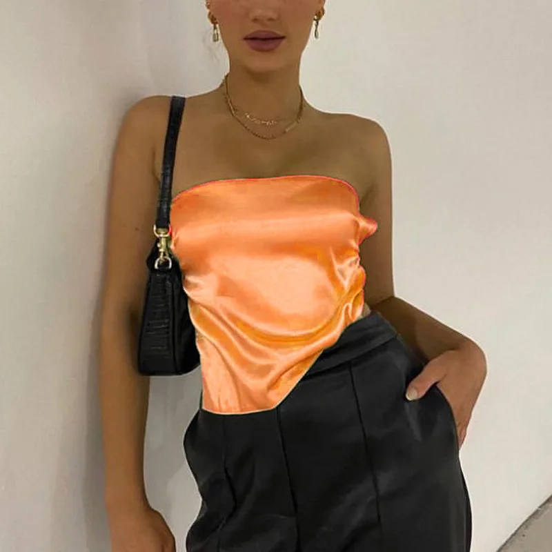 Strapless Bandage Bustier Crop Top - Image 7
