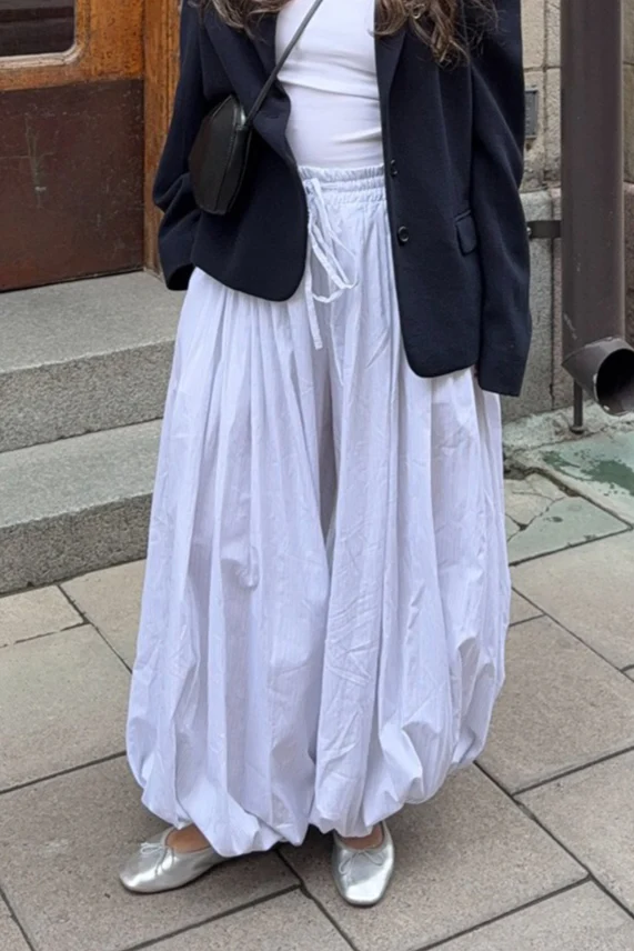 Street Fashion Cotton Lantern Loose Casual Pants - Image 15