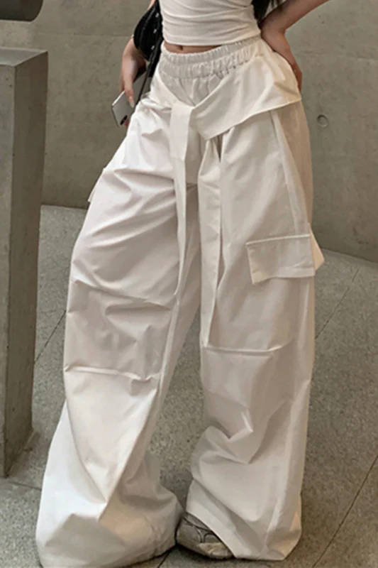 Street Style Drawstring Cargo Pant - Image 3