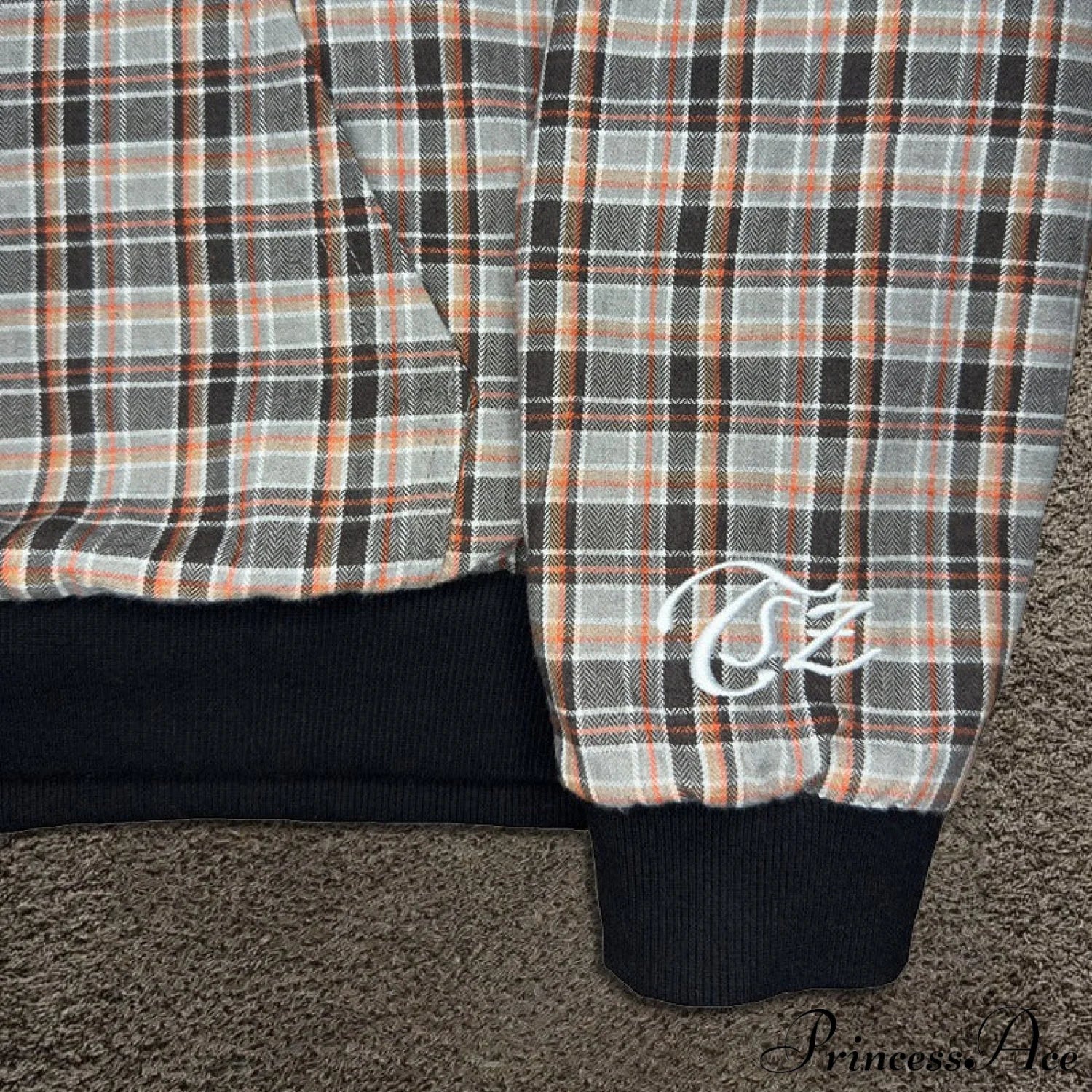 Street Style Reversible Plaid Hoodie - Image 3