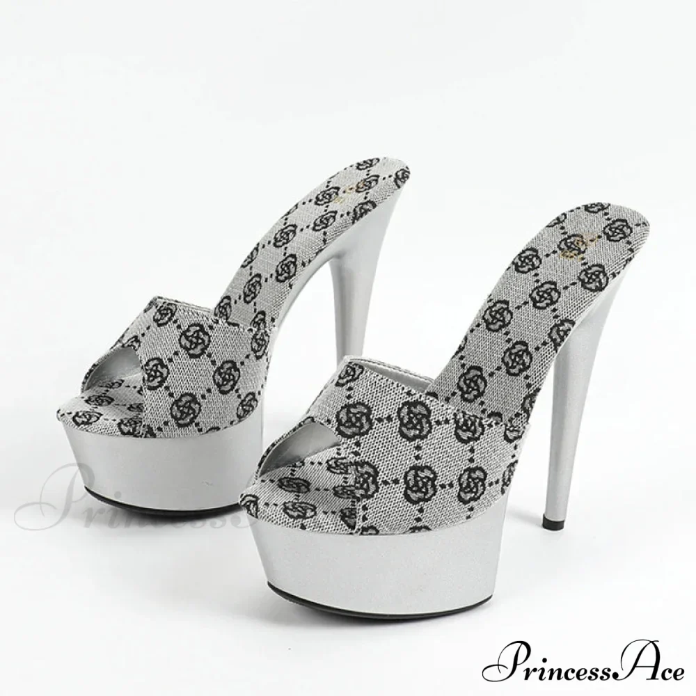 Street Style Women Sexy Stripper 13CM Platform Sandals Peep Toe High Heels Party Prom Shoes - Image 6