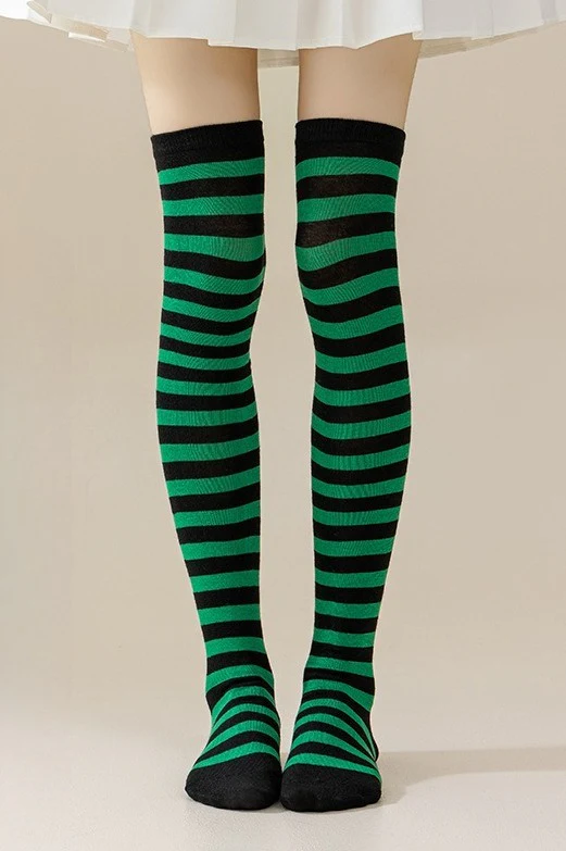 Striped Knee High Socks - Image 5
