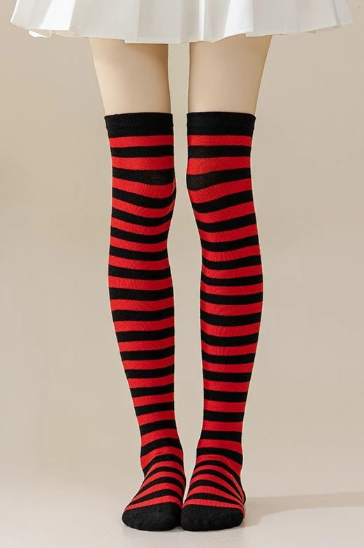 Striped Knee High Socks - Image 6
