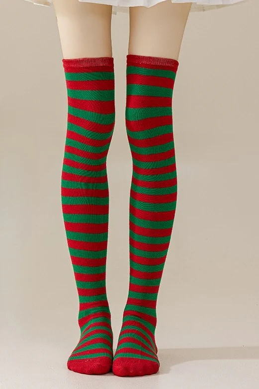 Striped Knee High Socks - Image 7