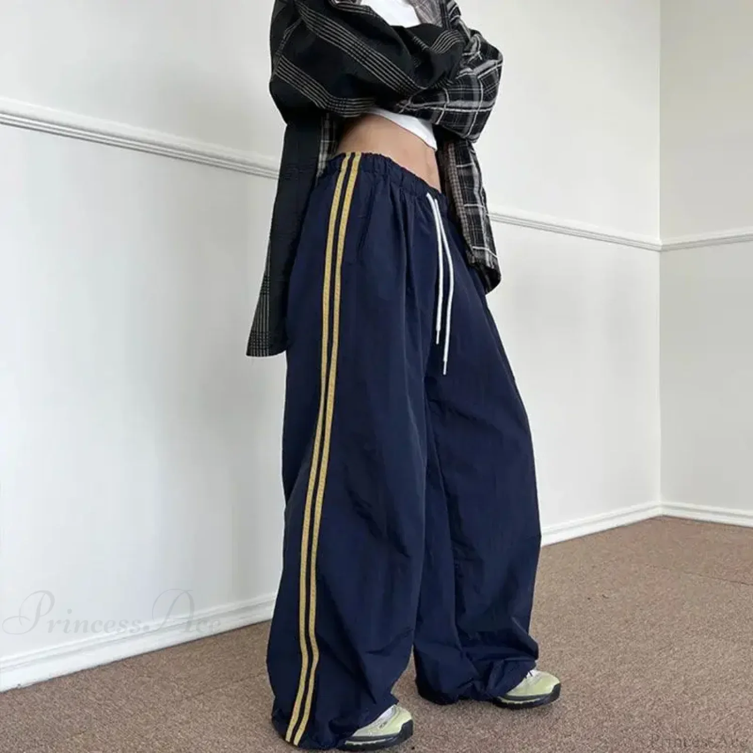 Striped Vintage Y2K Women Sweatpants Pants - Image 2
