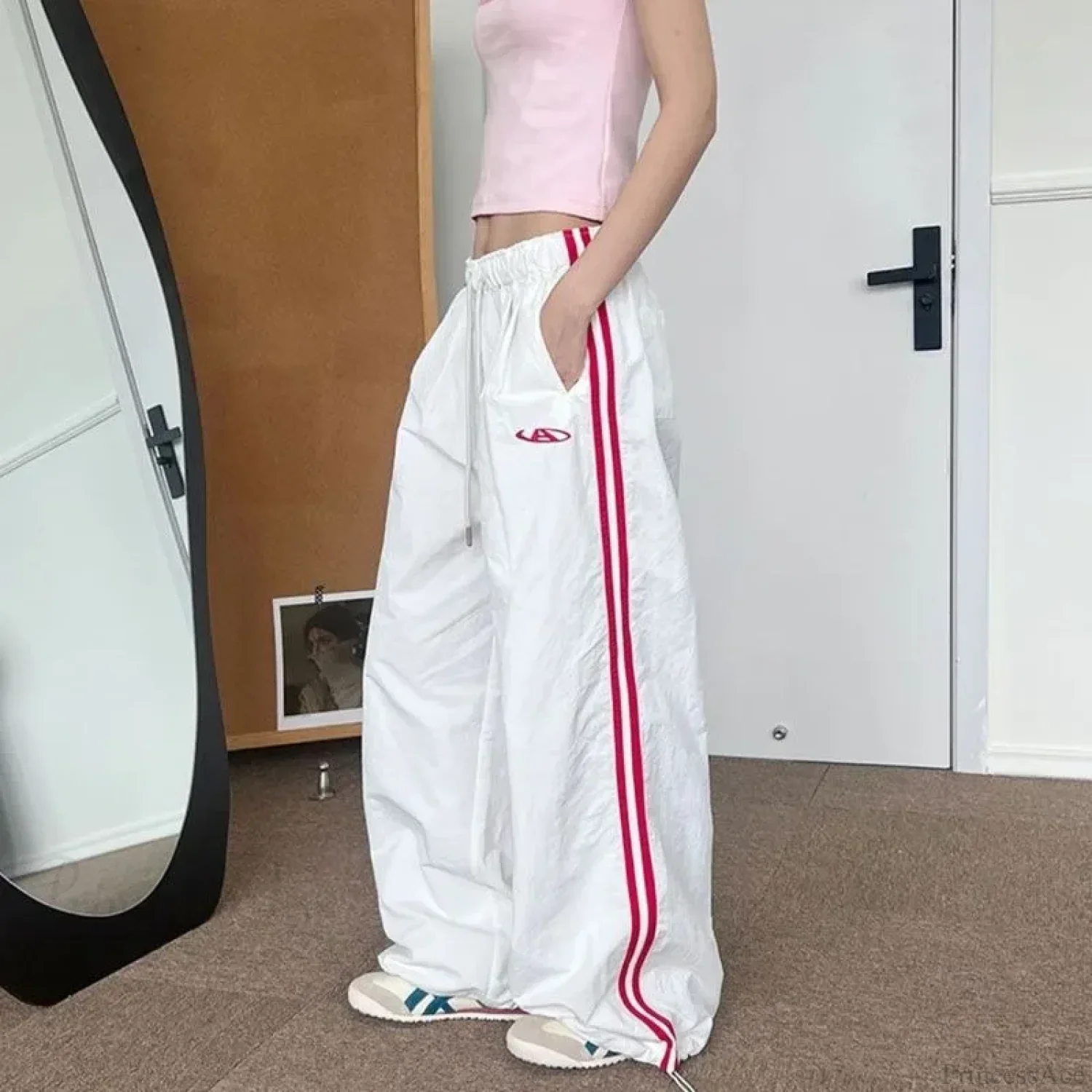 Striped Vintage Y2K Women Sweatpants Pants - Image 3