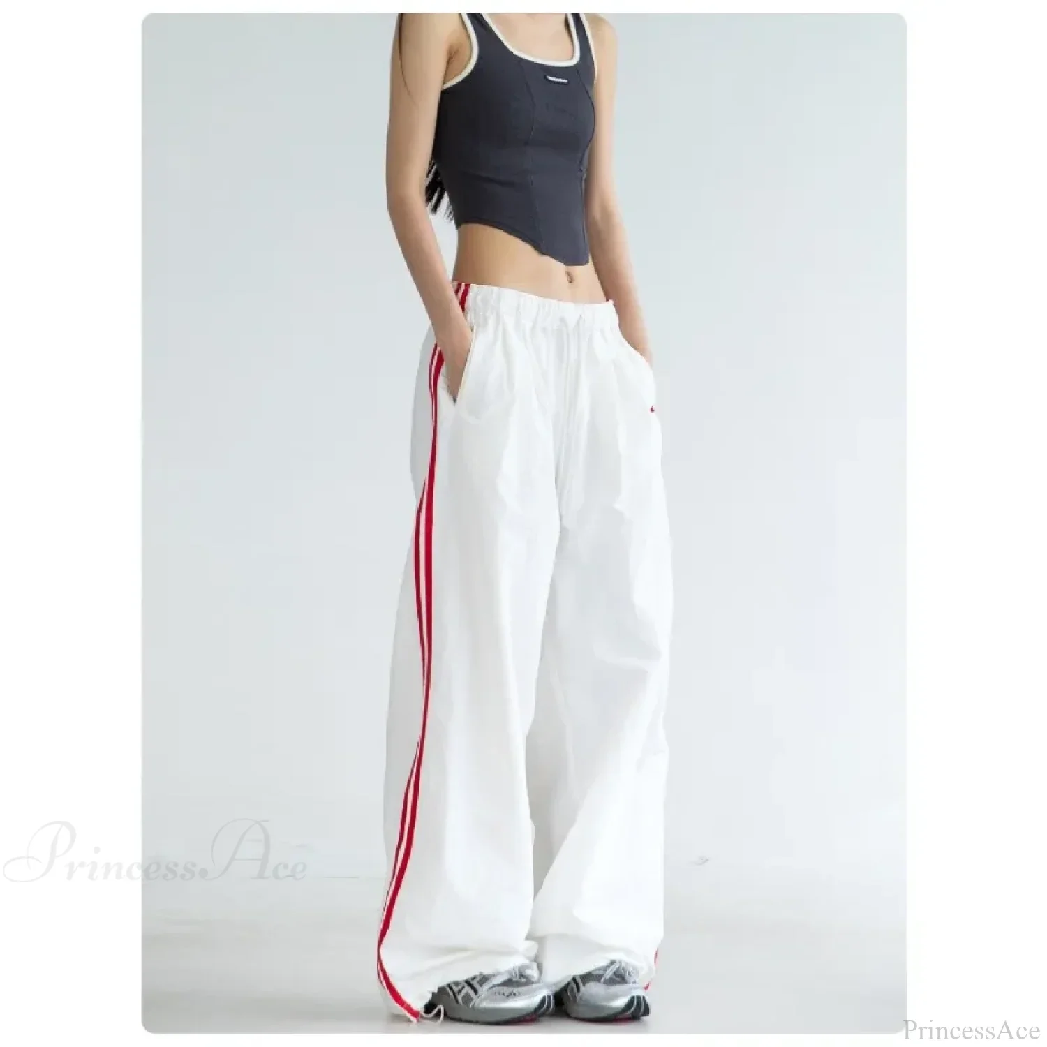Striped Vintage Y2K Women Sweatpants Pants - Image 4