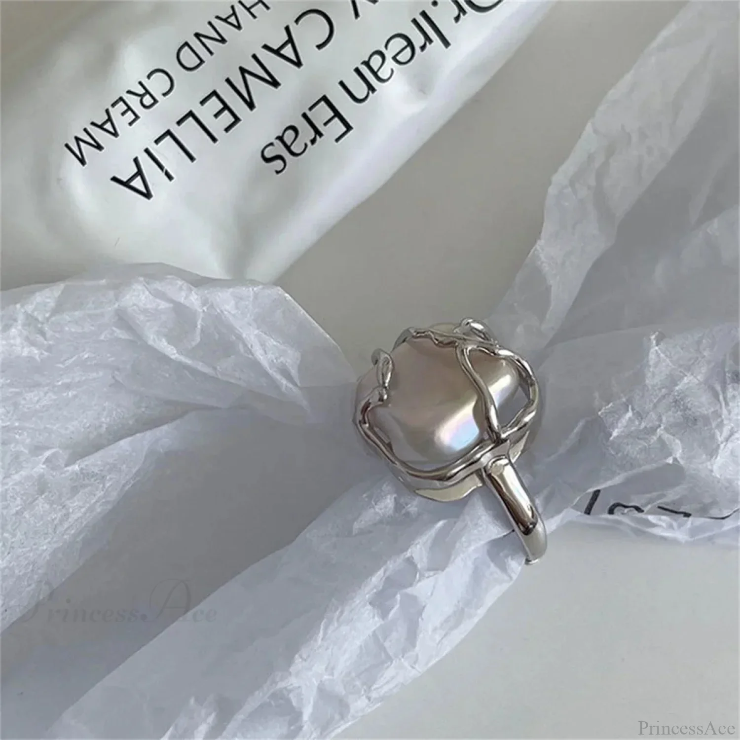 Stylish Silver Simple Gothic Ring - Image 4
