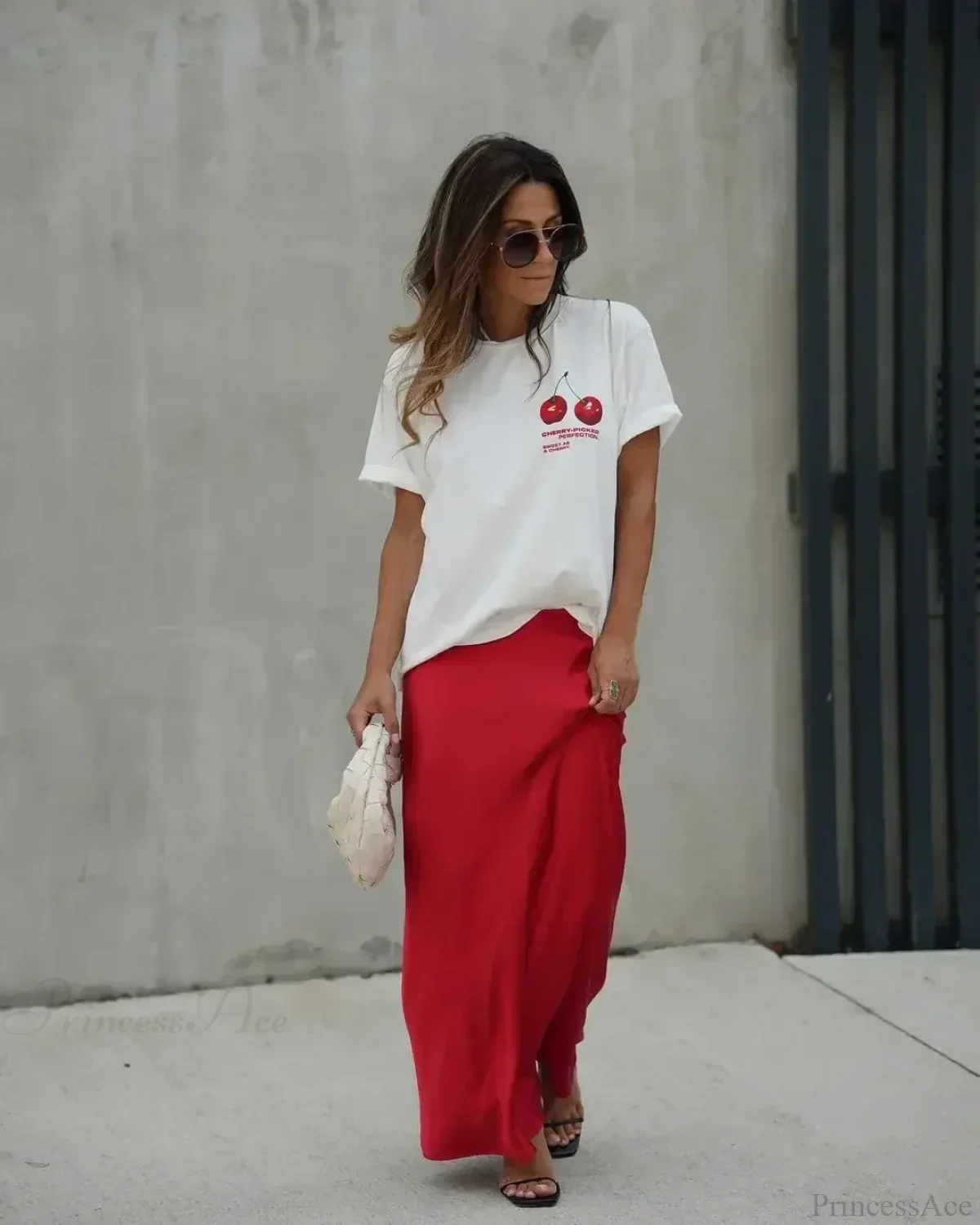 Summer Cherry Graphic T-shirt