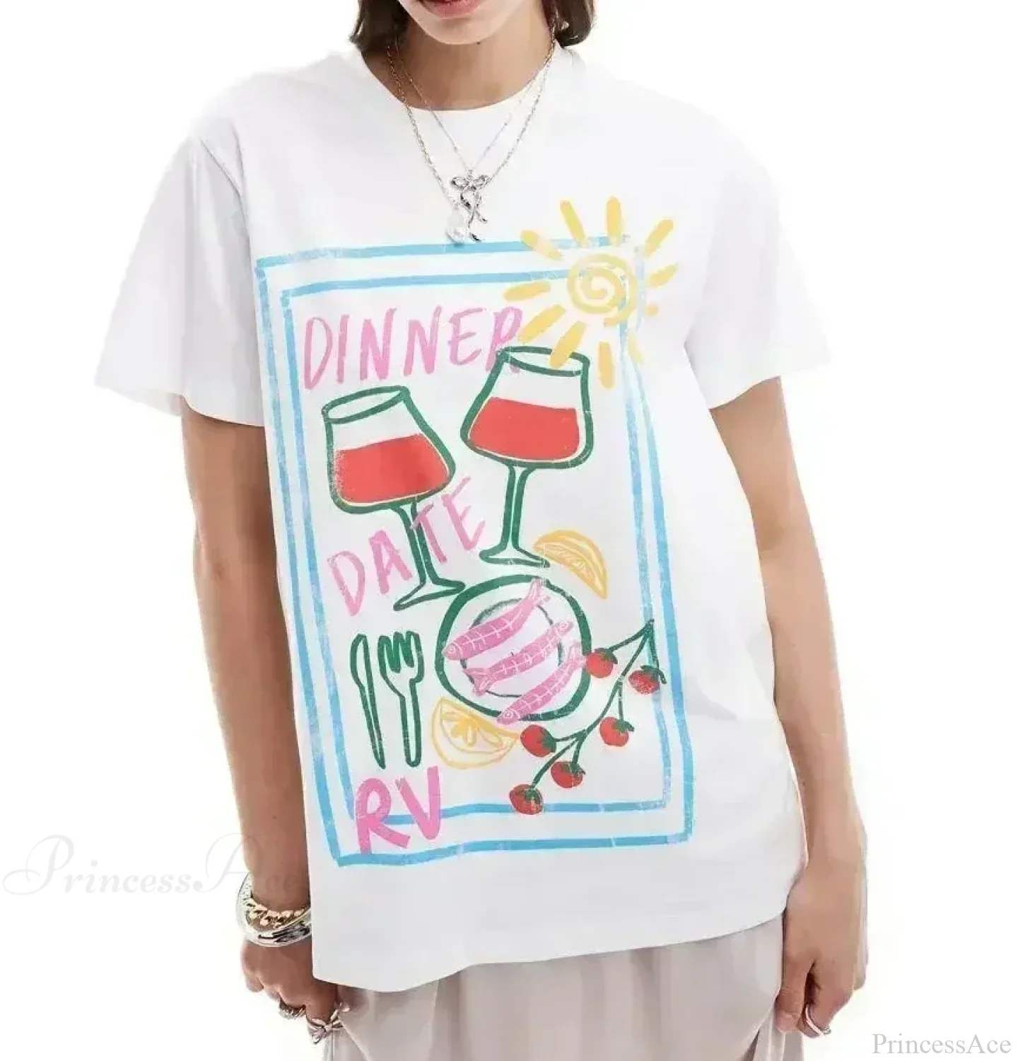 Summer Cute Graphic T-shirt - Image 6