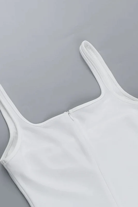 Summer French Pure Desire Elegant Slimming A-line Slip Party Dress - Image 14