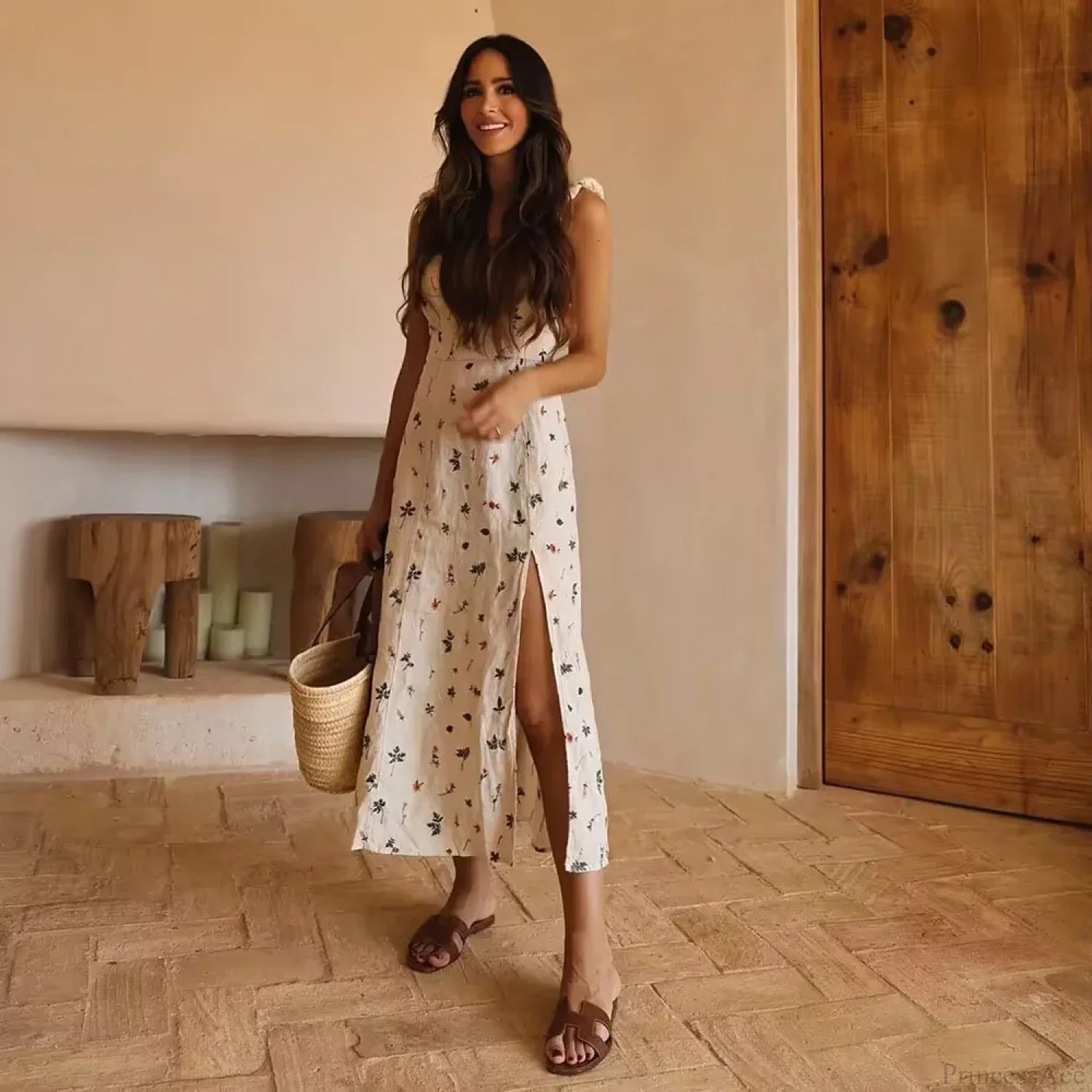 Summer Sexy Backless Sleeveless Long Dress - Image 4