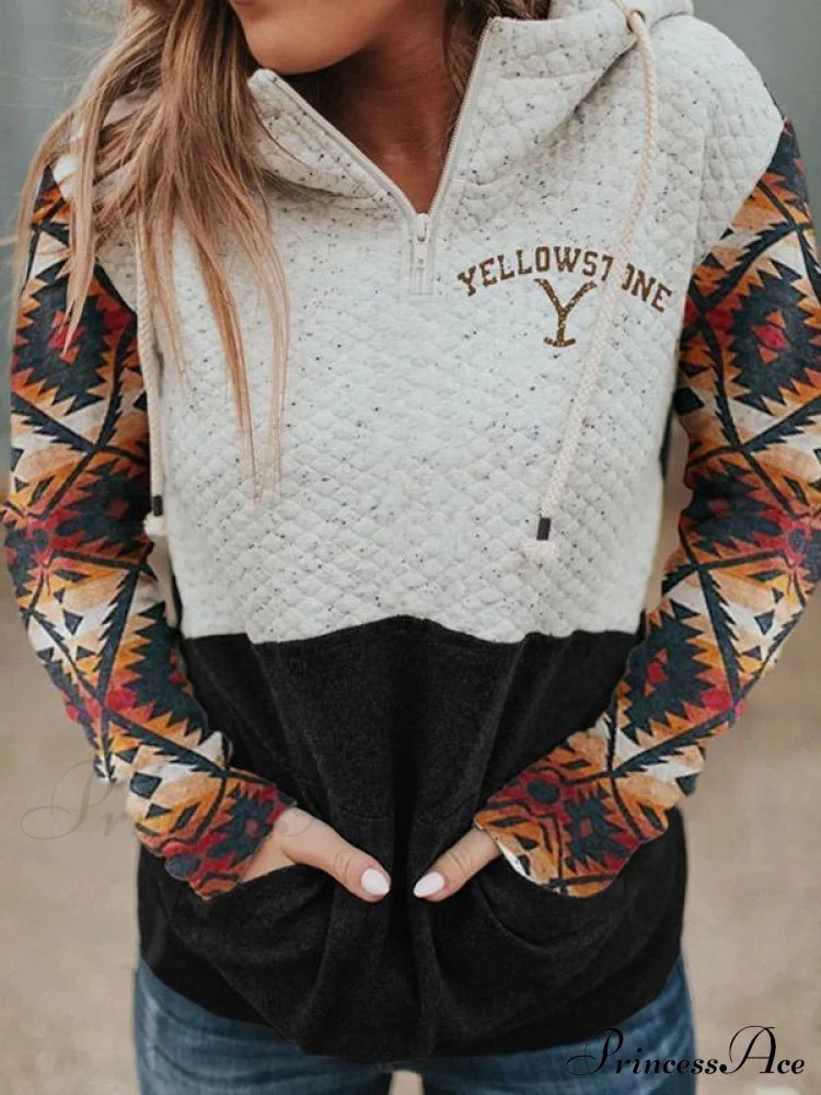 Simple Letter Patch Hoodie