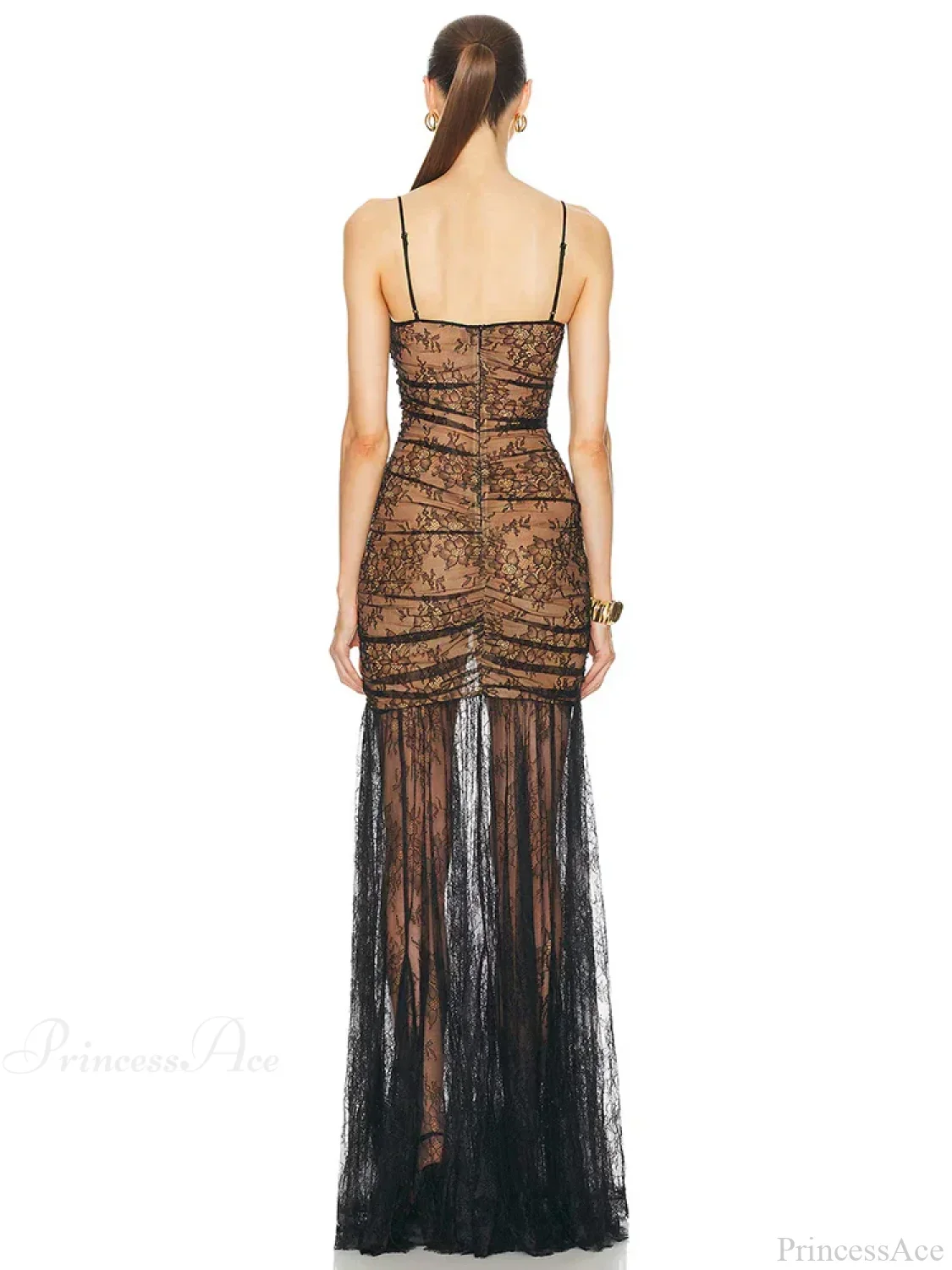 Sweetheart Neckline Lace Mermaid Party Dress - Image 3