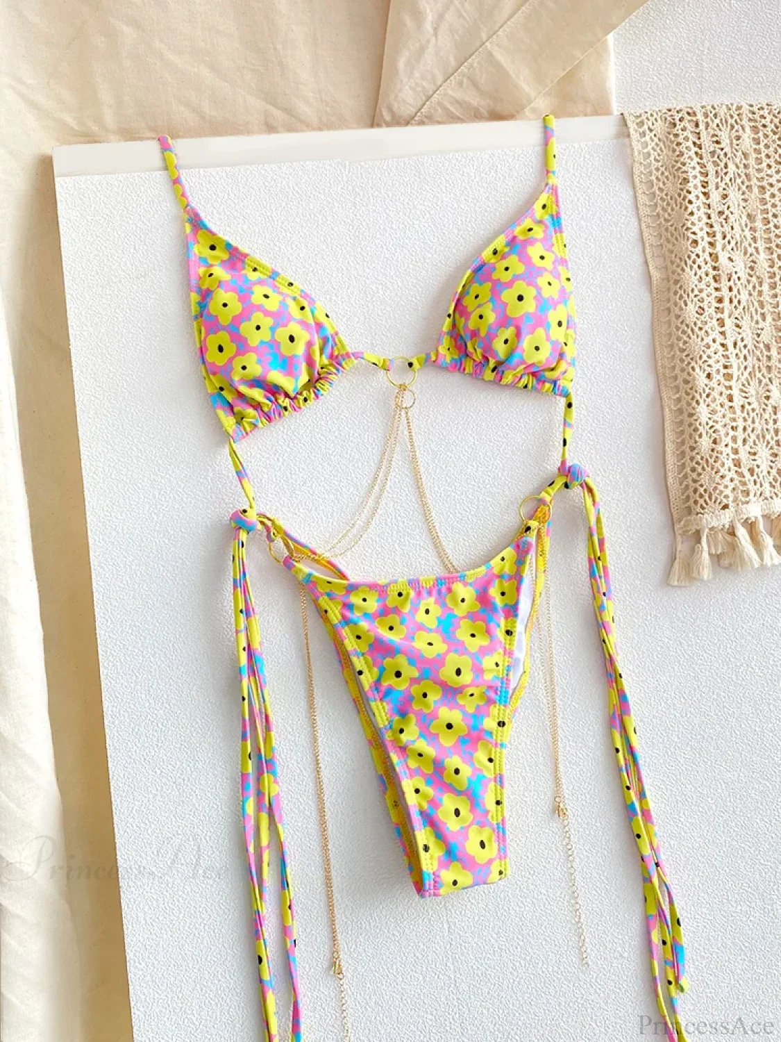Swimsuit Print Bikinis Micro Thongs Set Bikini Set - Image 5