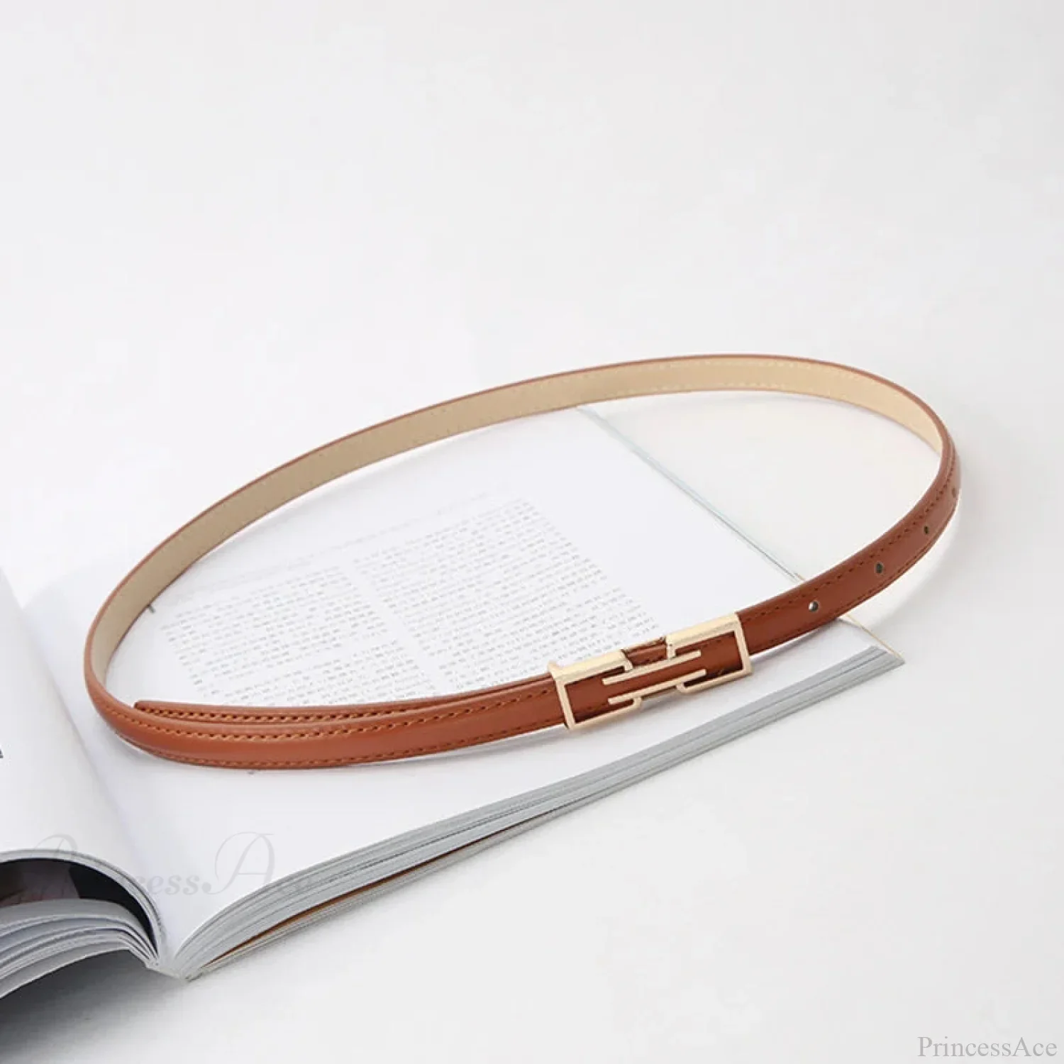 Synonyms: Gothic - medieval, Leather - hide, Pin - peg, Buckle - clasp

PU medieval hide peg clasp Belt - Image 7