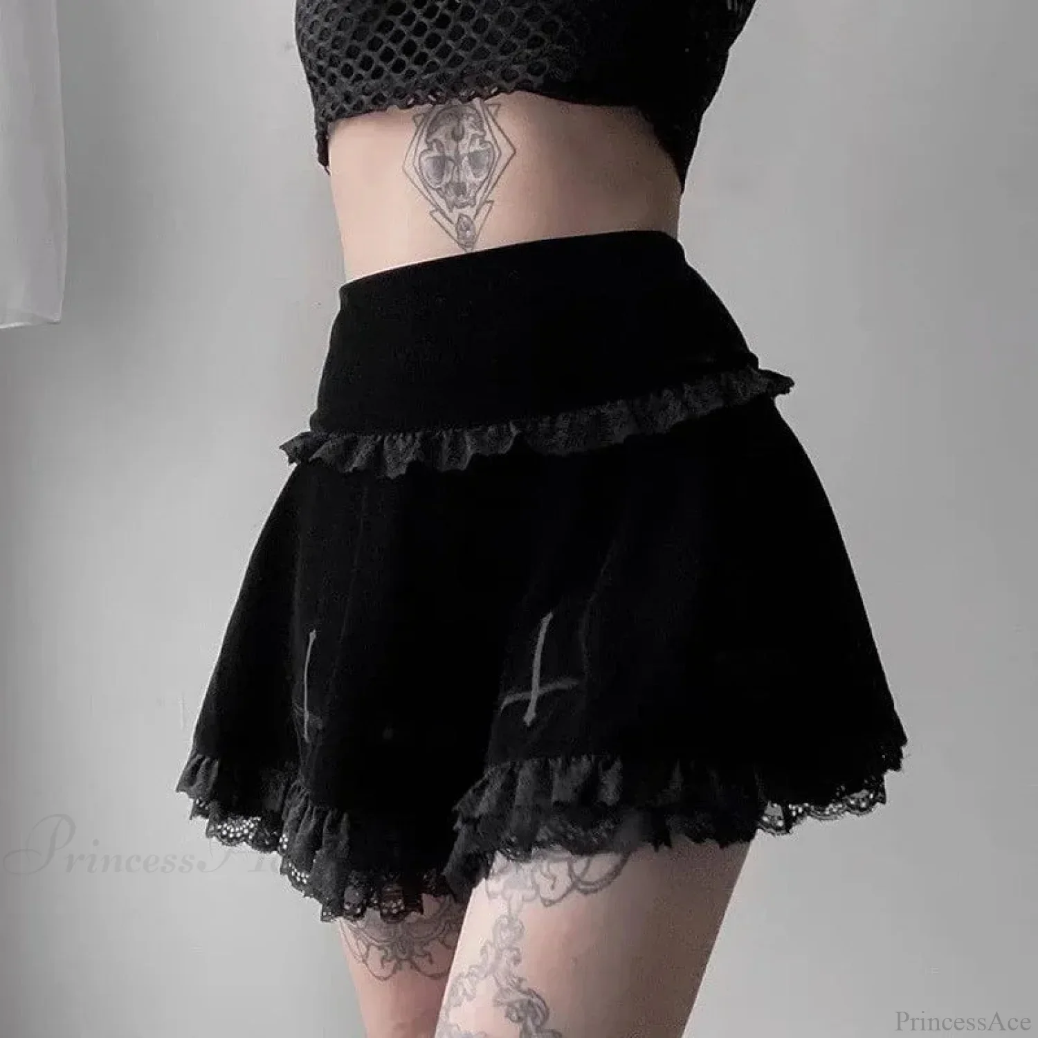 Tall Cut Jagged A-line Skirt