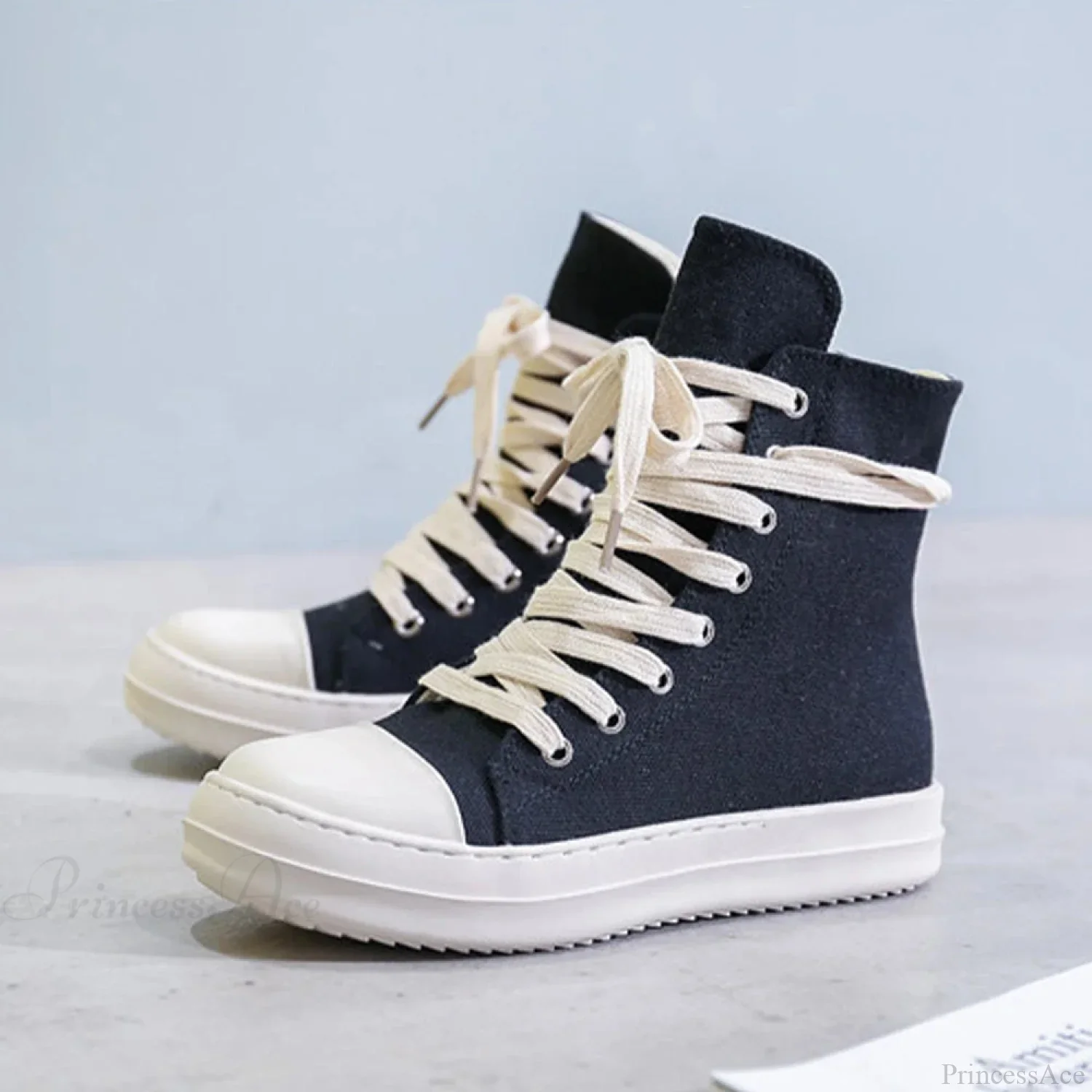 Tall Upper Leather Bulky Sneaker - Image 2