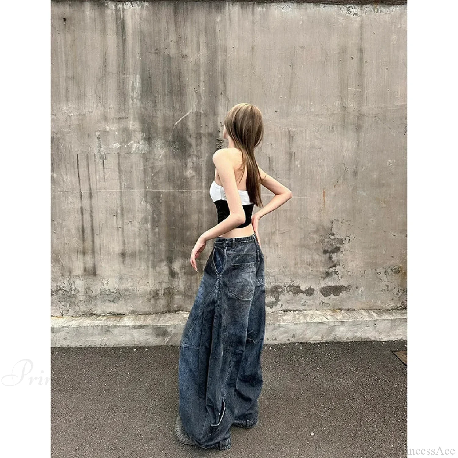 Tall Waist Gothic Denim Pant - Image 2