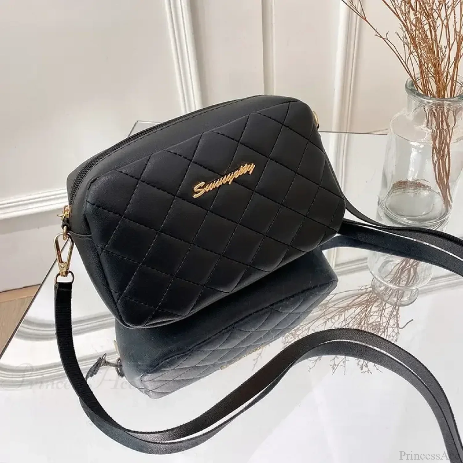 Tassel Embroidery Camera Crossbody Bag - Image 7