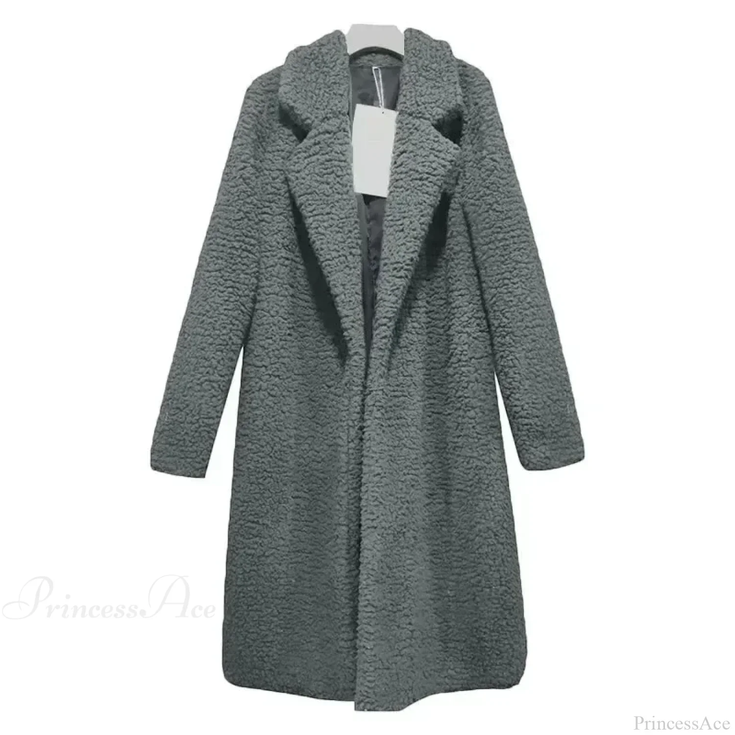 Teddy Bear Plush Turtleneck Overcoat - Image 10