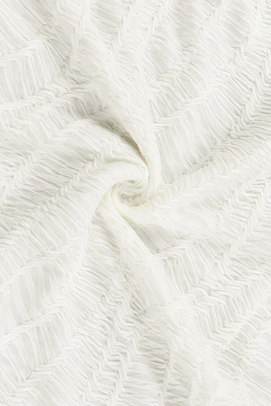 Textured Knit Off Shoulder Boho Dress - Image 5