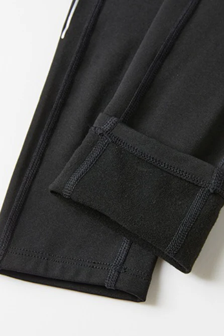 Thermal High-Rise Fleece Lined Running Yoga Leggings - Image 7